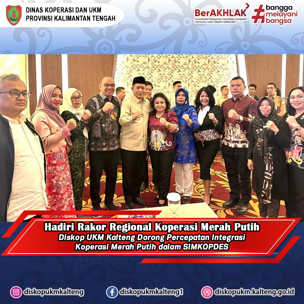 Rapat Koordinasi Regional Koperasi Desa/Kelurahan Merah Putih (KDKMP) yang diselenggarakan di Qubu Resort, Kabupaten Kubu Raya, Kalimantan Barat