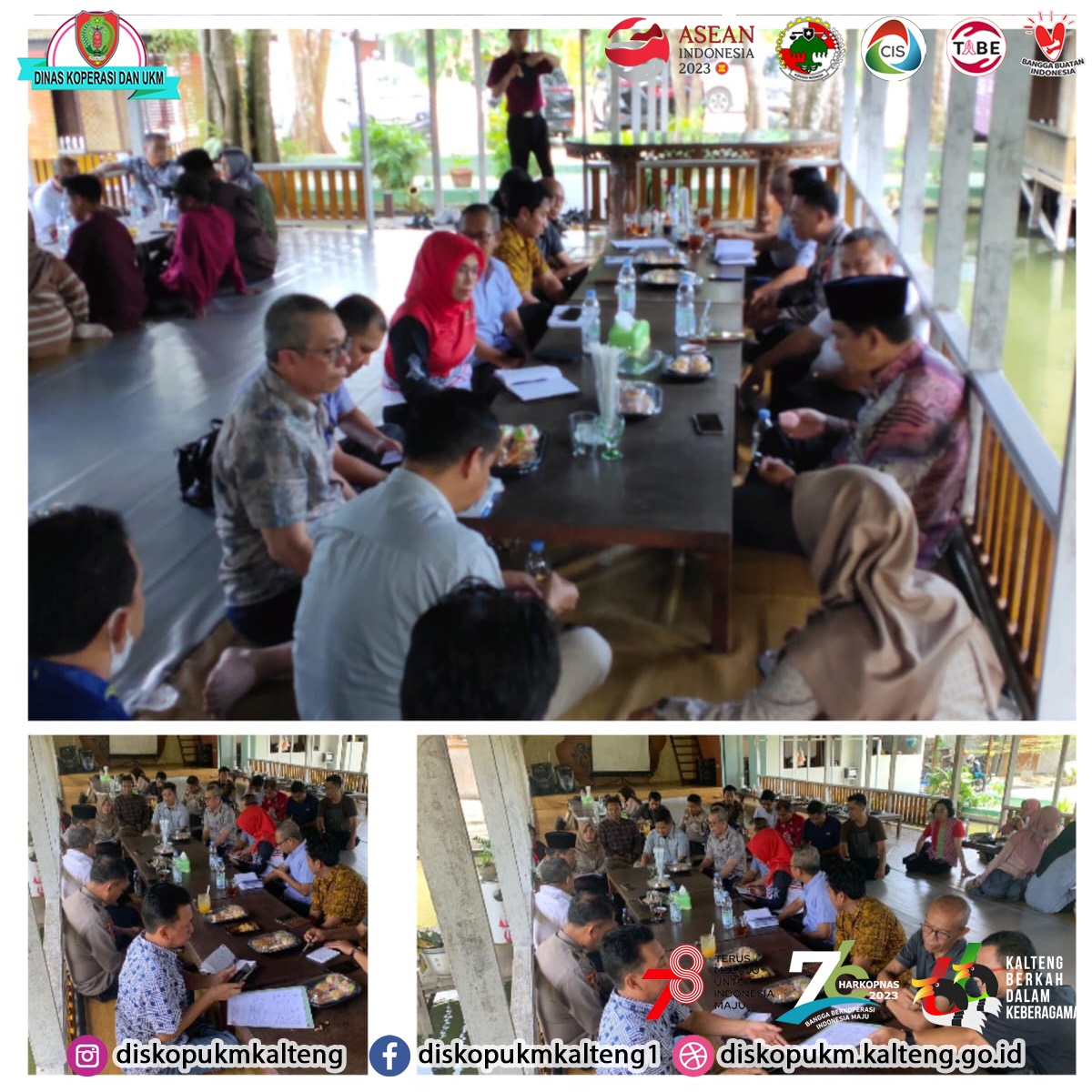 Rapat Persiapan Jambore UMKM Wilayah Barat bersama Pj. Bupati Kotawaringin Barat, Instansi terkait dan Event Organizer