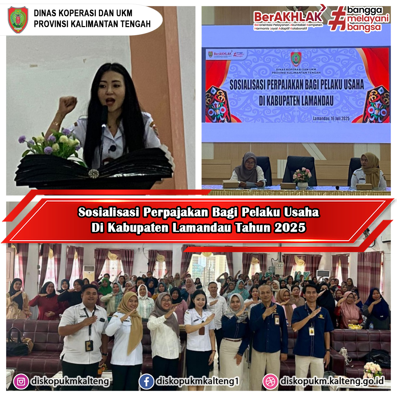 Sosialisasi Perpajakan Bagi Pelaku Usaha di Kabupaten Lamandau