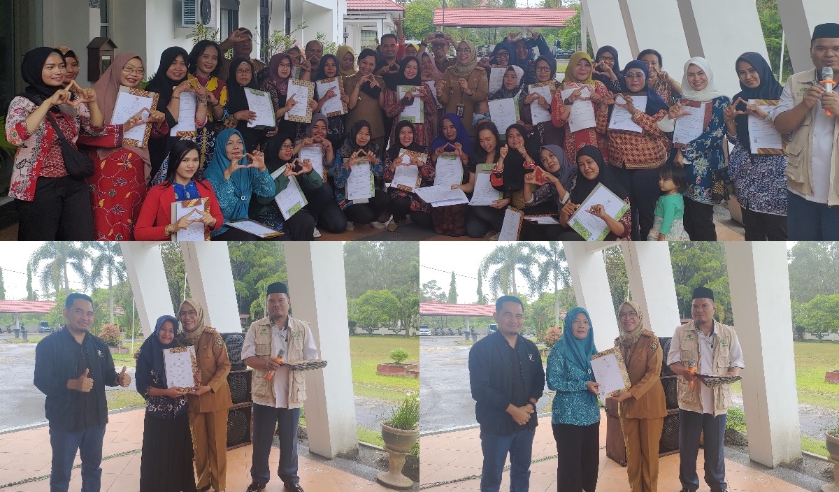 Penyerahan Sertifikat Halal oleh Kepala Dinas Koperasi dan UKM Provinsi Kalimantan Tengah bersama Lembaga Halal Center Cendekia Muslim Palangka Raya