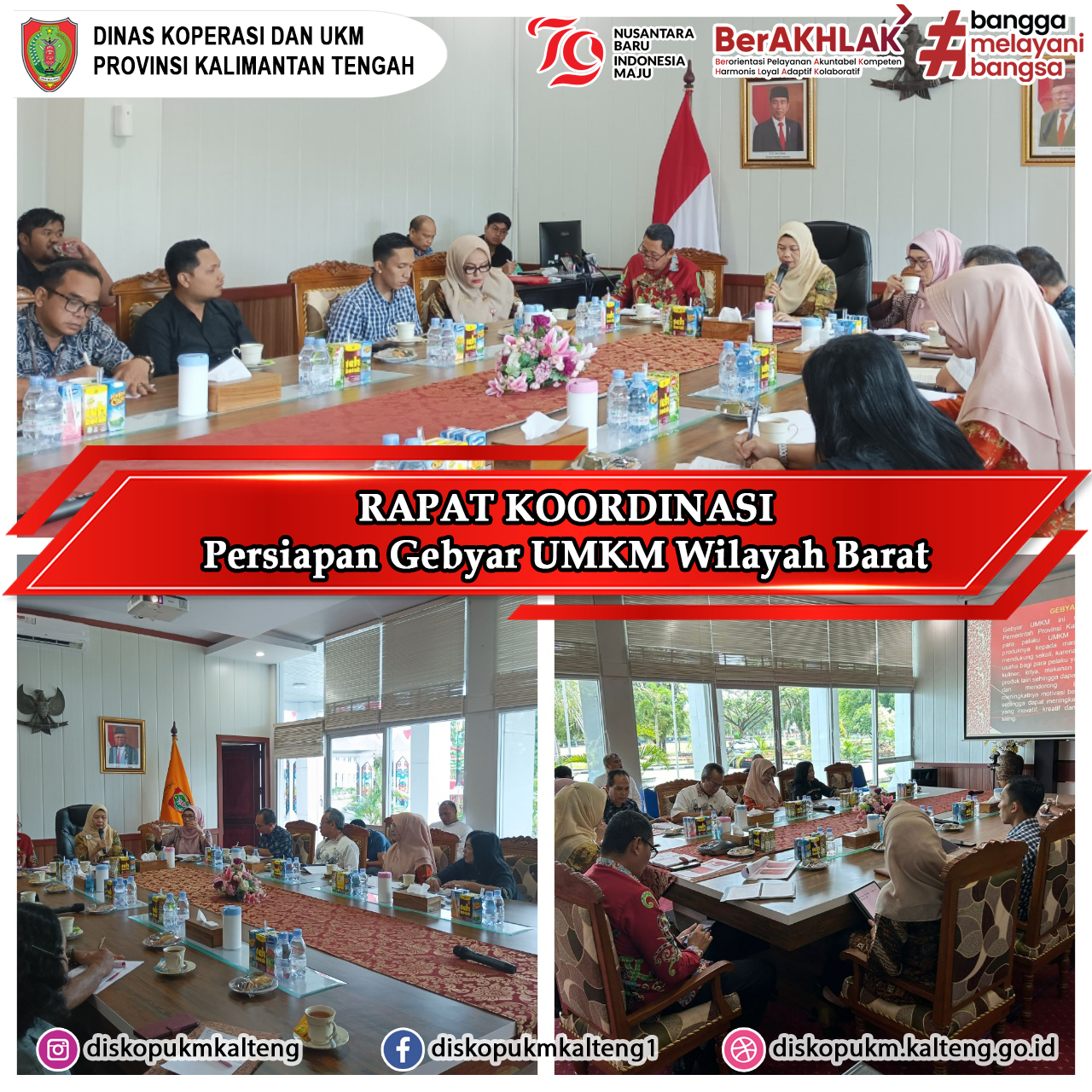 Rapat Koordinasi Persiapan Gebyar UMKM Wilayah Barat