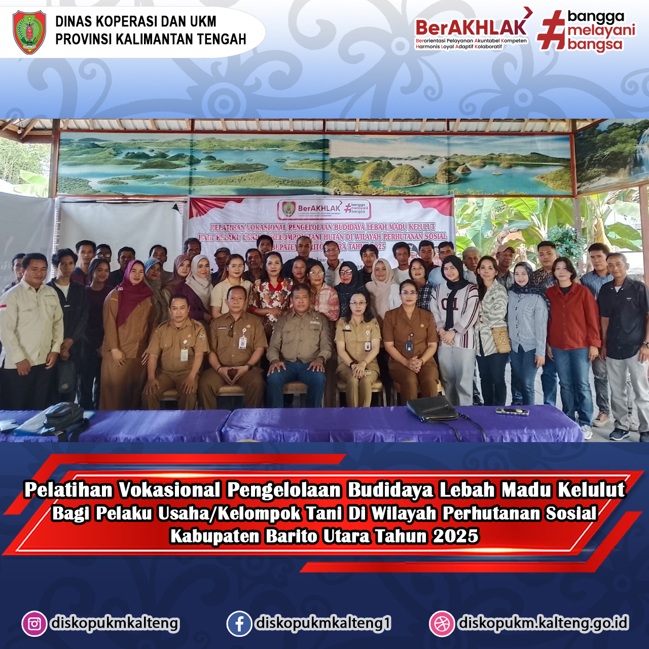 Pelatihan Vokasional Pengelolaan Budidaya Lebah Madu Kelulut Bagi Pelaku Usaha Kelompok Tani Hutan Di Wilayah Perhutanan Sosial Kabupaten Barito Utara