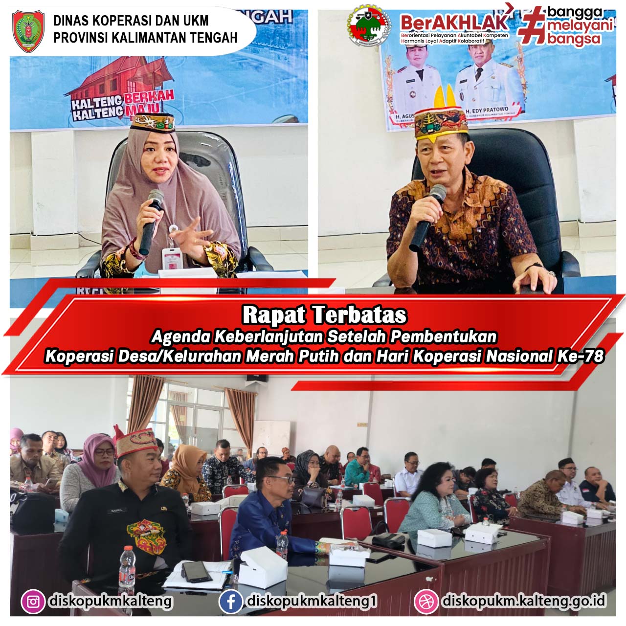 Rapat Terbatas Keberlanjutan Setelah Pembentukan Koperasi Desa Merah Putih dan Persiapan Hari Koperasi Nasional Ke-78