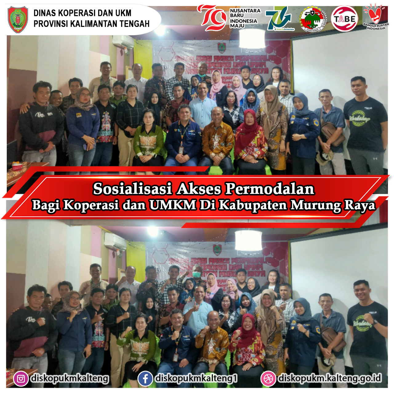 Sosialisasi Akses Permodalan Bagi Koperasi dan UMKM Di Kabupaten Murung Raya