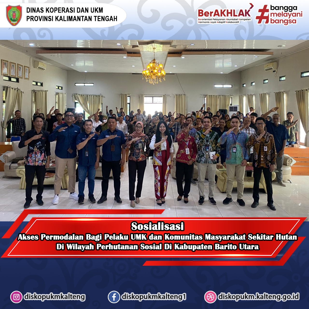 Sosialisasi Akses Permodalan Bagi Pelaku Usaha Kelompok Tani Hutan Di Wilayah Perhutanan Sosial Kabupaten Barito Utara